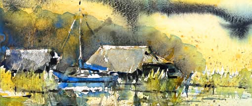 Aquarell-Exkursion am Darß